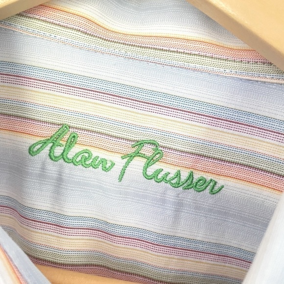 Alan Flusser Button Down Shirt - Picture 3 of 7